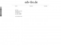 edv-fre.de Webseite Vorschau