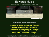 edwards-music.ch Webseite Vorschau