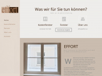 effort.at Webseite Vorschau