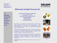 egloff-gravuren.ch Webseite Vorschau