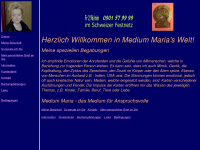 medium-maria.ch Webseite Vorschau