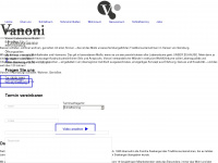 vanoni.de Webseite Vorschau