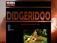 didgeridoo-bielefeld.de Webseite Vorschau