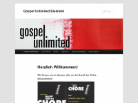 gospel-unlimited-bielefeld.de Webseite Vorschau