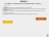 fonema.de Webseite Vorschau