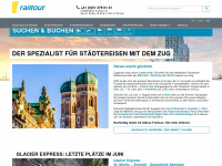 railtour.ch Webseite Vorschau