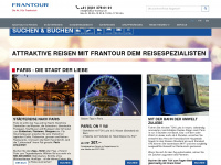 frantour.ch Webseite Vorschau