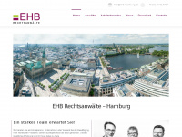 ehb-hamburg.de Webseite Vorschau