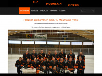 ehc-mountainflyers.ch Webseite Vorschau