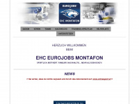 ehc-montafon.at Webseite Vorschau
