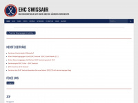 ehc-swissair.ch Webseite Vorschau