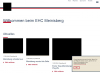 ehcmeinisberg.ch Webseite Vorschau