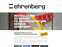 ehrenberg.ch Webseite Vorschau
