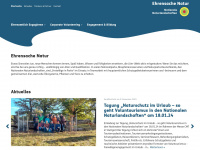ehrensache-natur.de Webseite Vorschau