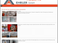 ehrler-heizungsanitaer.ch Webseite Vorschau