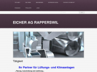 eicher-ag-rapperswil.ch Webseite Vorschau