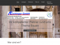 eichinger-bau.de Webseite Vorschau