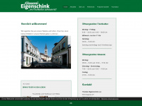 eigenschink.at Webseite Vorschau