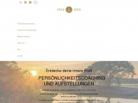 eins-sein.ch Webseite Vorschau