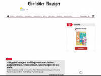 einsiedleranzeiger.ch Webseite Vorschau