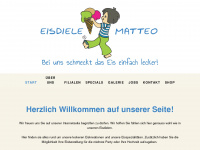 eisdiele-matteo.de Webseite Vorschau
