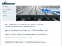 eisen-hofer.at Webseite Vorschau