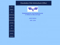 eisenbahnclub-schoenebeck.de Webseite Vorschau