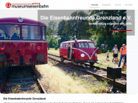 eisenbahnfreunde-grenzland.de Webseite Vorschau