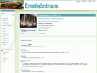 eisenbahntraum.de Webseite Vorschau