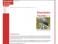 eisenbahntourist.de Webseite Vorschau