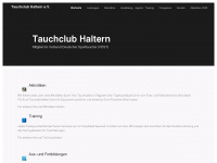 tauchclub-haltern.de Webseite Vorschau