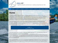 sailart.de Webseite Vorschau