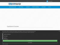 aquaequip.de Webseite Vorschau