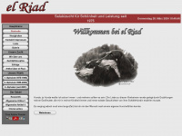 el-riad.de Webseite Vorschau