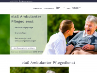 elas-ambulanter-pflegedienst.de Webseite Vorschau