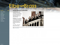 elbe-brass.de Webseite Vorschau