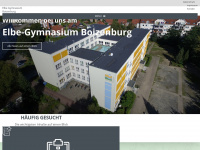 elbe-gymnasium.de Webseite Vorschau