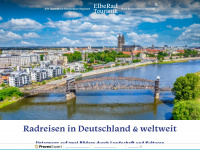 elbe-rad-touristik.de Webseite Vorschau