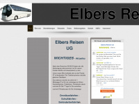elbers-reisen.de Webseite Vorschau