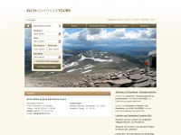 elch-adventure-tours.de Webseite Vorschau