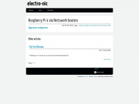 electro-nic.de Webseite Vorschau