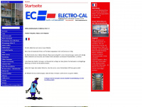 electrocal.ch Webseite Vorschau