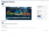eleganza-italiana.de Webseite Vorschau