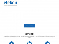 elekon.ch Webseite Vorschau