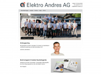 elektro-andres.ch Webseite Vorschau