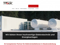 elektro-anlagenbau-wruck.de Webseite Vorschau