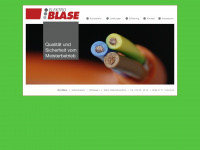 elektro-blase.de Webseite Vorschau