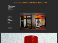 elektro-escalona.de Webseite Vorschau