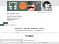elektro-foidl.at Webseite Vorschau
