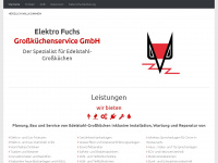 elektro-fuchs-gmbh.de Webseite Vorschau